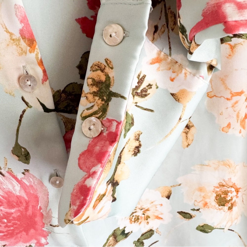 Zara Floral Shirt Size XS‎ - Picture 7 of 8